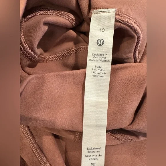 lululemon athletica Align High-Rise Leggings in Spiced Chai Pockets 25” Size 10 - Picture 10 of 10